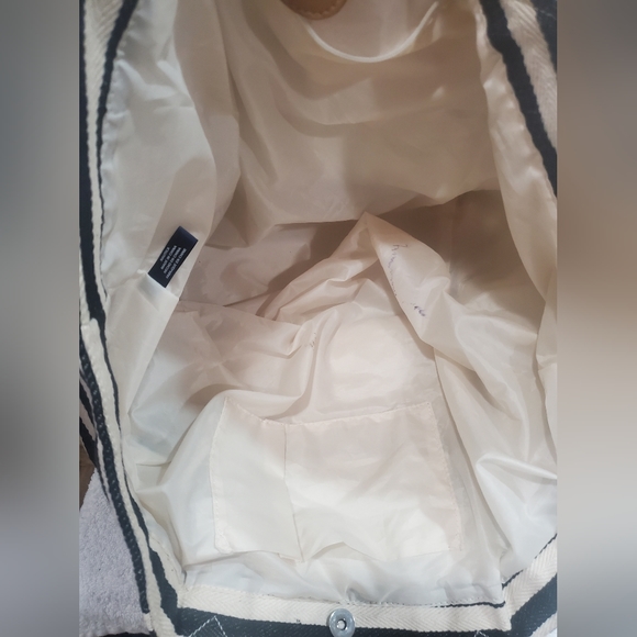 Nautica Beach Bag open top with inside pocket - Picture 10 of 11